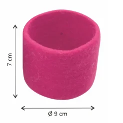 Huopakupit Ø9 cm – 6 kpl