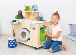 4-in-1 leikkiasema - Taloudenhoito