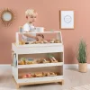 2-in-1 leikkikeittiö ja kauppa – Prunus (valk.)