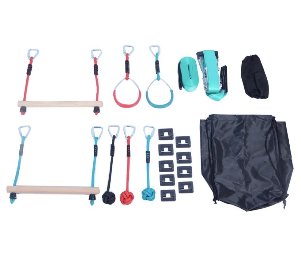 2-in-1 Ninja Slackline köysirata