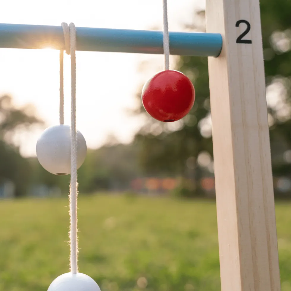 2-in-1 porrasgolf ja heittopeli