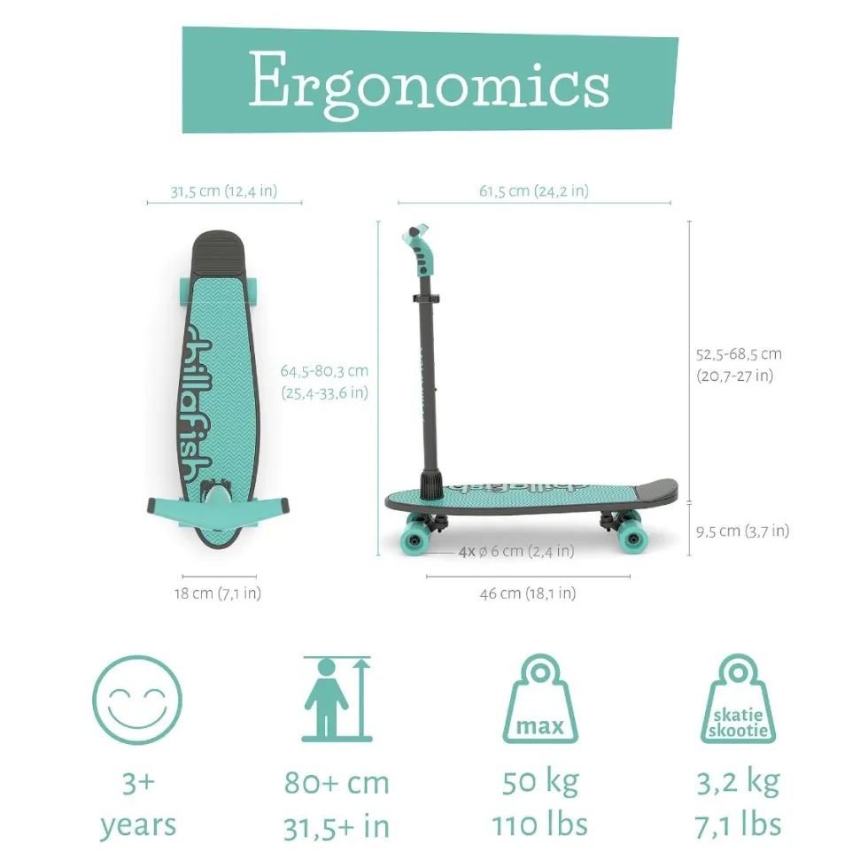 2-in-1 SkatieSkootie – Minttu