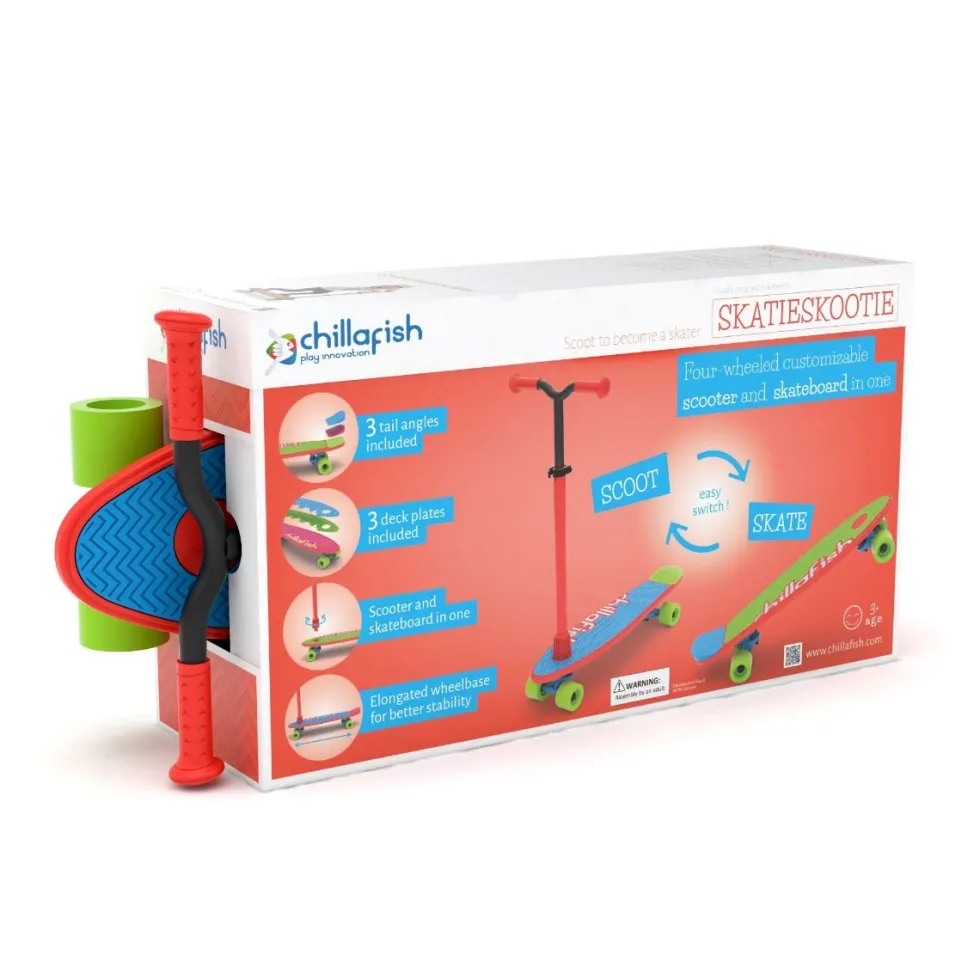 2-in-1 SkatieSkootie - Punainen