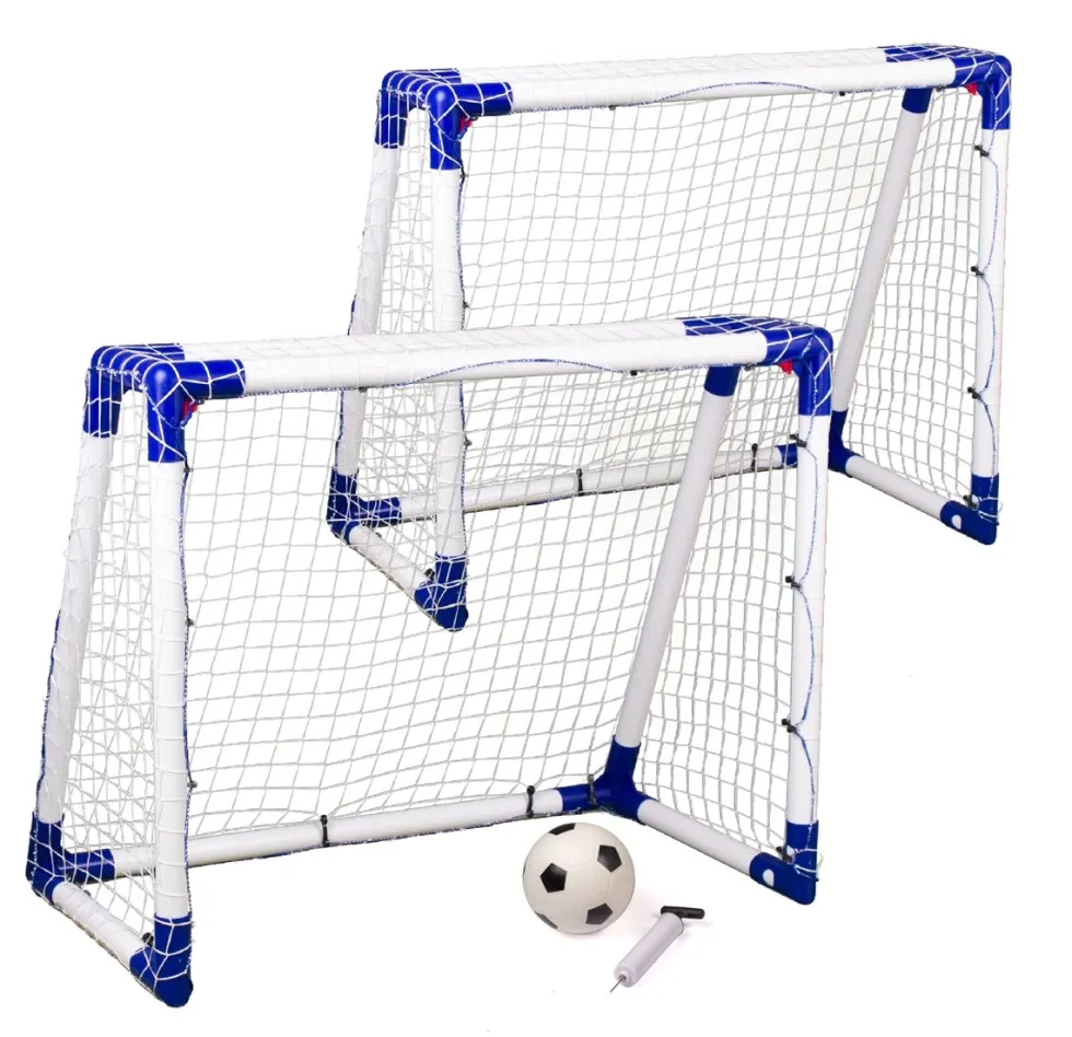 Jalkapallomaali Junior 2 kpl - 110 x 90 x 60 cm