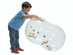 Jumppapallorulla - Läpinäkyvä, 55 cm