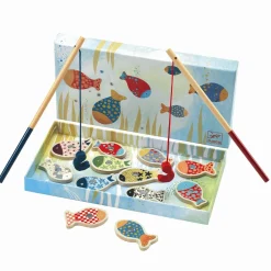 Kalastuspeli, magneettinen - Kuviolliset kalat