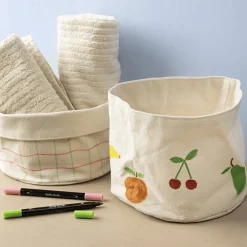 Kangaskori Ø20 cm – Koristele itse, 2 kpl