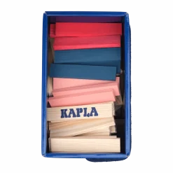 KAPLA bricks - Sini/Puna/Pinkki, 120 kpl