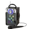 Karaokelaite bluetoothilla ja valolla - Musta