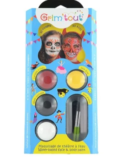 Kasvomaalit - Paletti sis. 4 väriä - Halloween