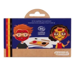 Kasvomaalit, 3 väriä - Ninja & supersankari