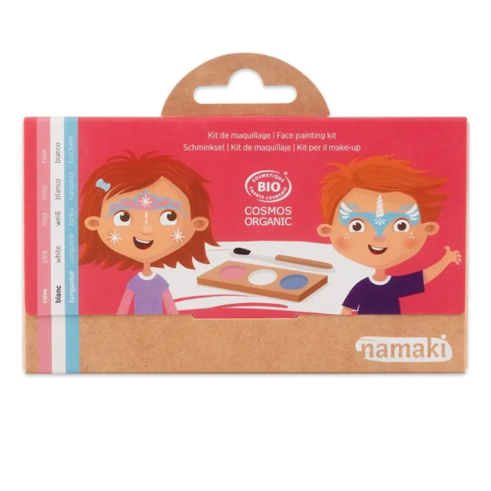 Kasvomaalit, 3 väriä - Prinsessa & yksisarvinen