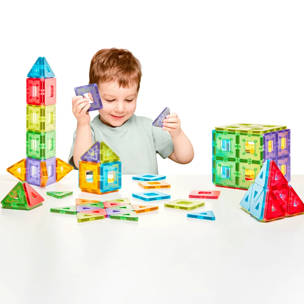 KinderMag Polydron | Transparent | 96 osaa