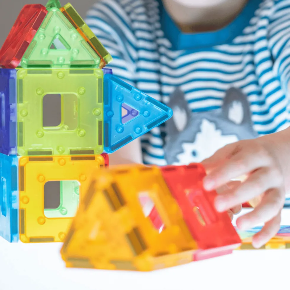 KinderMag Polydron | Transparent | 48 osaa