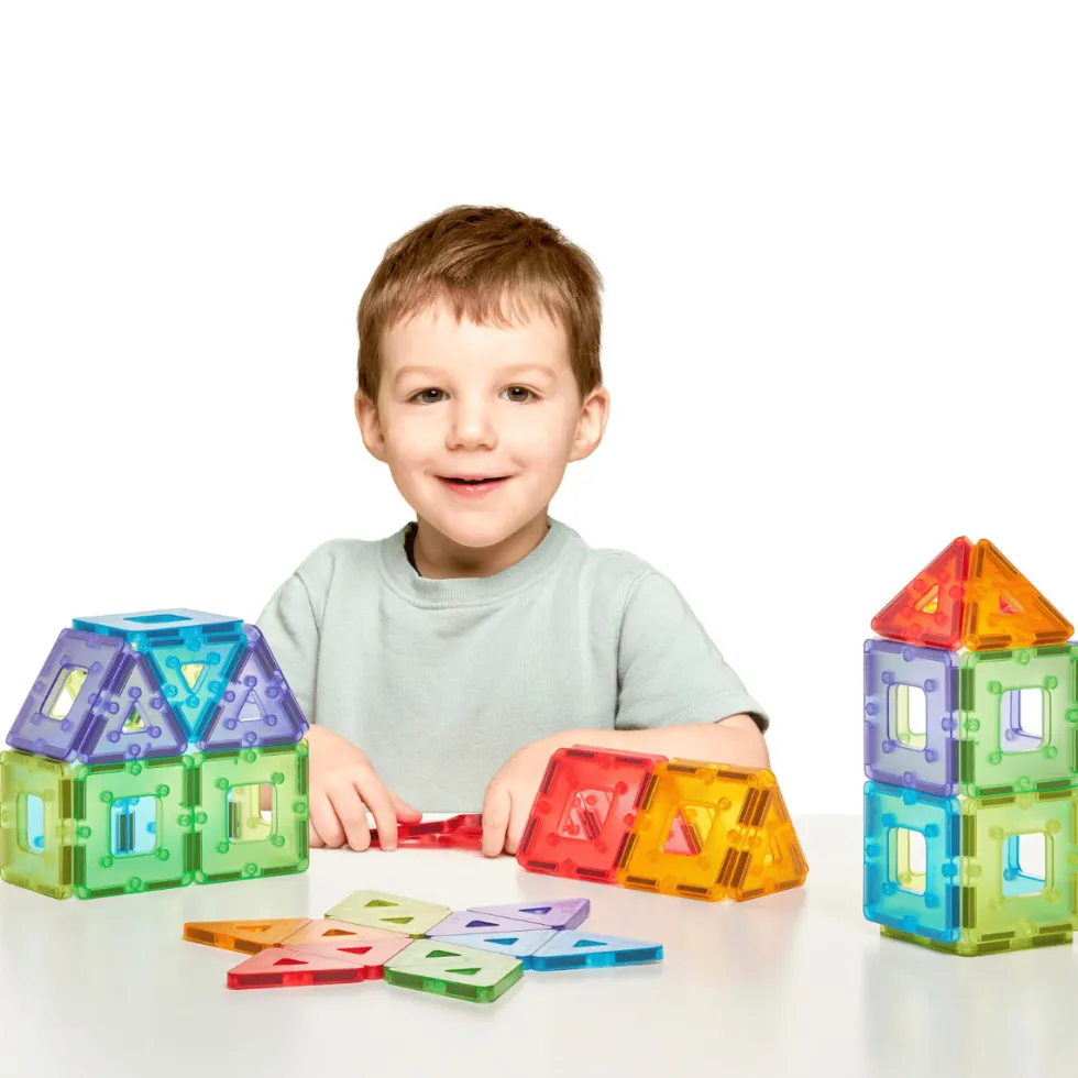 KinderMag Polydron | Transparent | 48 osaa