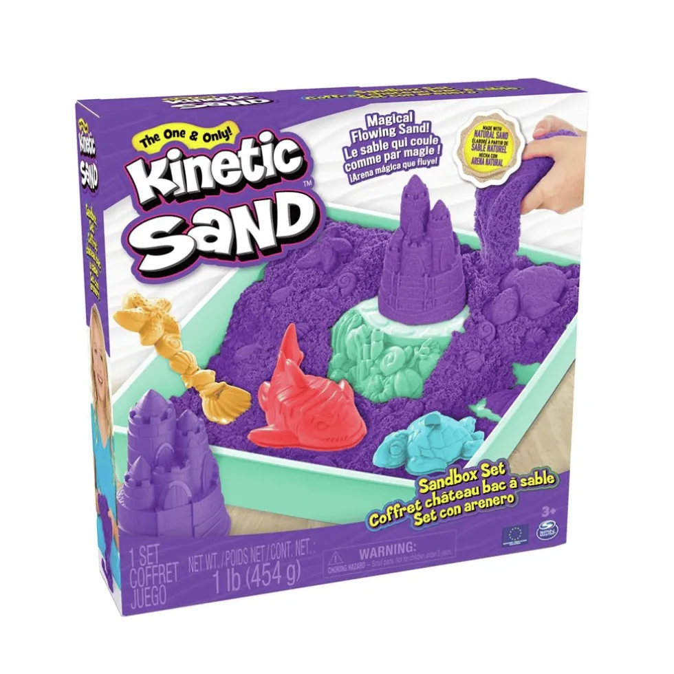 Kinetic Sand® - Hiekkalaatikko violetti, 454 g
