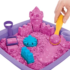 Kinetic Sand® - Sparkling Sandcastle, pinkki
