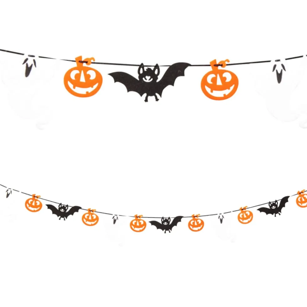 Koristeviiri huovasta - Halloween, 300 cm