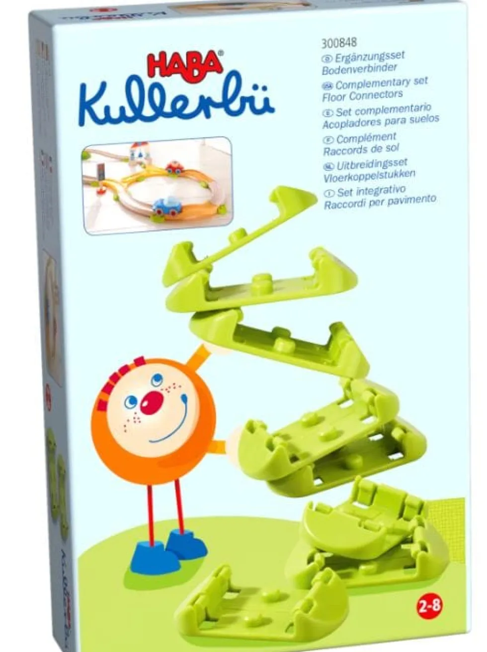 Kullerbü-tarvikkeet - Kiskojen asennusosat, 8 kpl