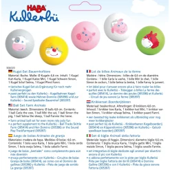 Kullerbü-tarvikkeet - Pallot eläinaiheilla - 5 kpl