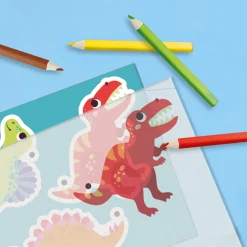Kutistemuovi - Tee dinosaurus-avaimenperä