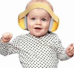 Kuulosuojaimet Muffy Baby 1-3 v. - Keltainen