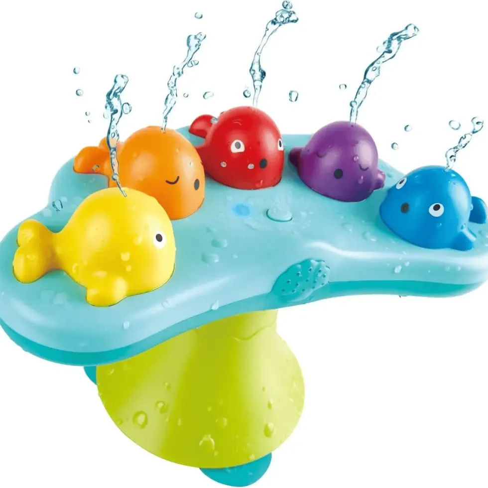 Kylpylelu – Musikaalisten valaiden suihkulähde
