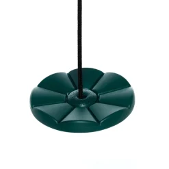 Lautaskeinu Ø28 cm – Tummanvihreä (musta köysi)