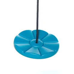 Lautaskeinu Ø28 cm - Turkoosi (musta köysi)