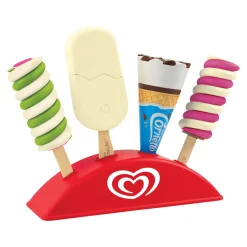Leikkijäätelö – Jäätelösuosikit telineessä, 4 kpl