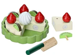 Leikkiruoka - Kakku, Mansikka & kiwi