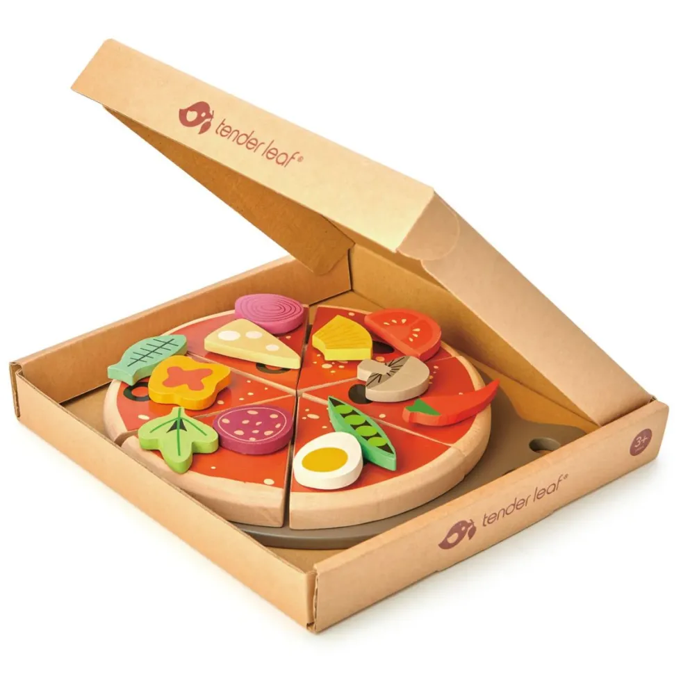 Leikkiruoka - Pizza, 20 osaa
