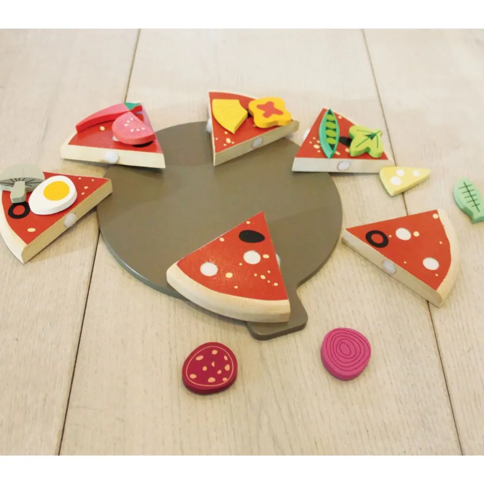 Leikkiruoka - Pizza, 20 osaa