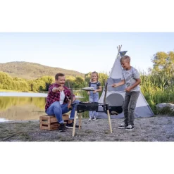 Leirituli-jalusta (säädettävä & kannettava)