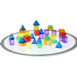 Läpinäkyvät geometriset muodot, 36 kpl