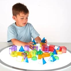 Läpinäkyvät geometriset muodot, 36 kpl
