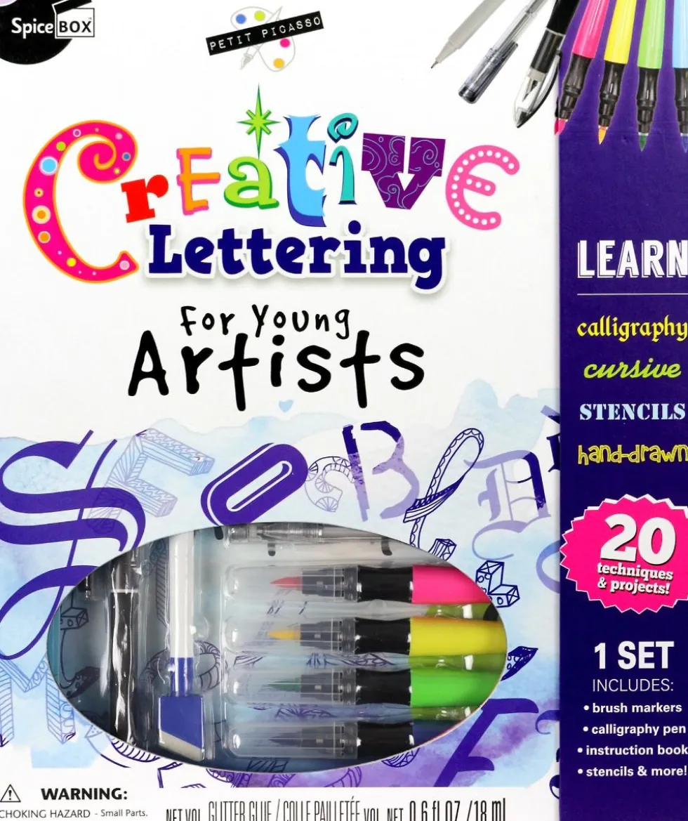 Luova askartelusetti – Creative Lettering