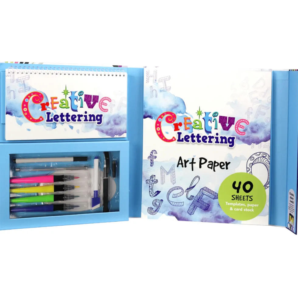 Luova askartelusetti – Creative Lettering