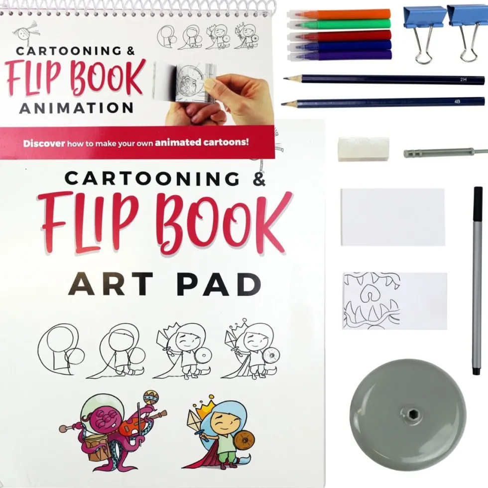 Luova askartelusetti – Flip Book Animation