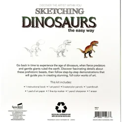 Luova askartelusetti – Luonnostele dinosauruksia