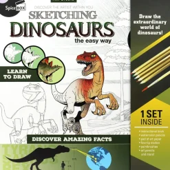 Luova askartelusetti – Luonnostele dinosauruksia
