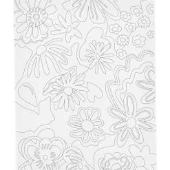 Maalauspohja 24 x 30 cm - Kukat