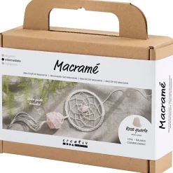 Macramé-setti - Unisieppari, kristalli