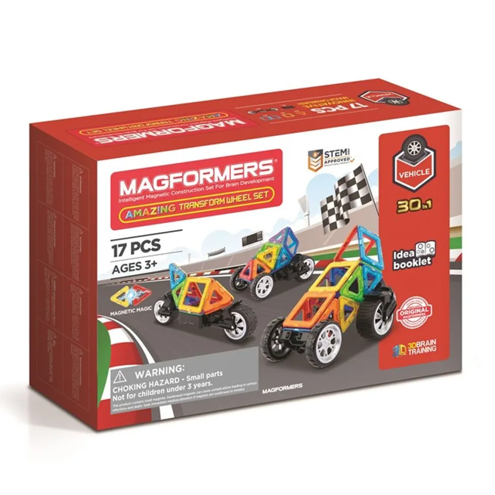 Magformers Hienot autot - 17 osaa
