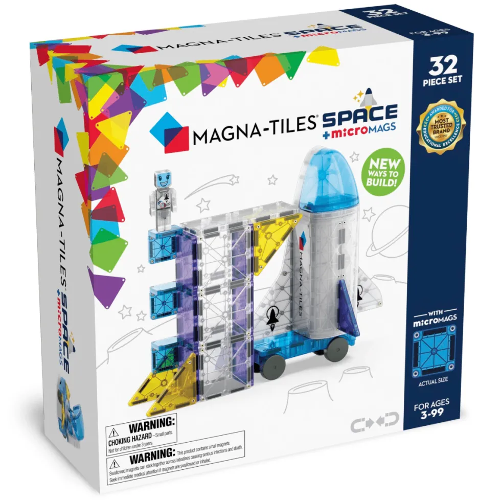 Magna-Tiles | Avaruus, 32 kpl