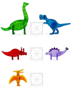 Magna-Tiles | Dinosaurukset, 5 kpl
