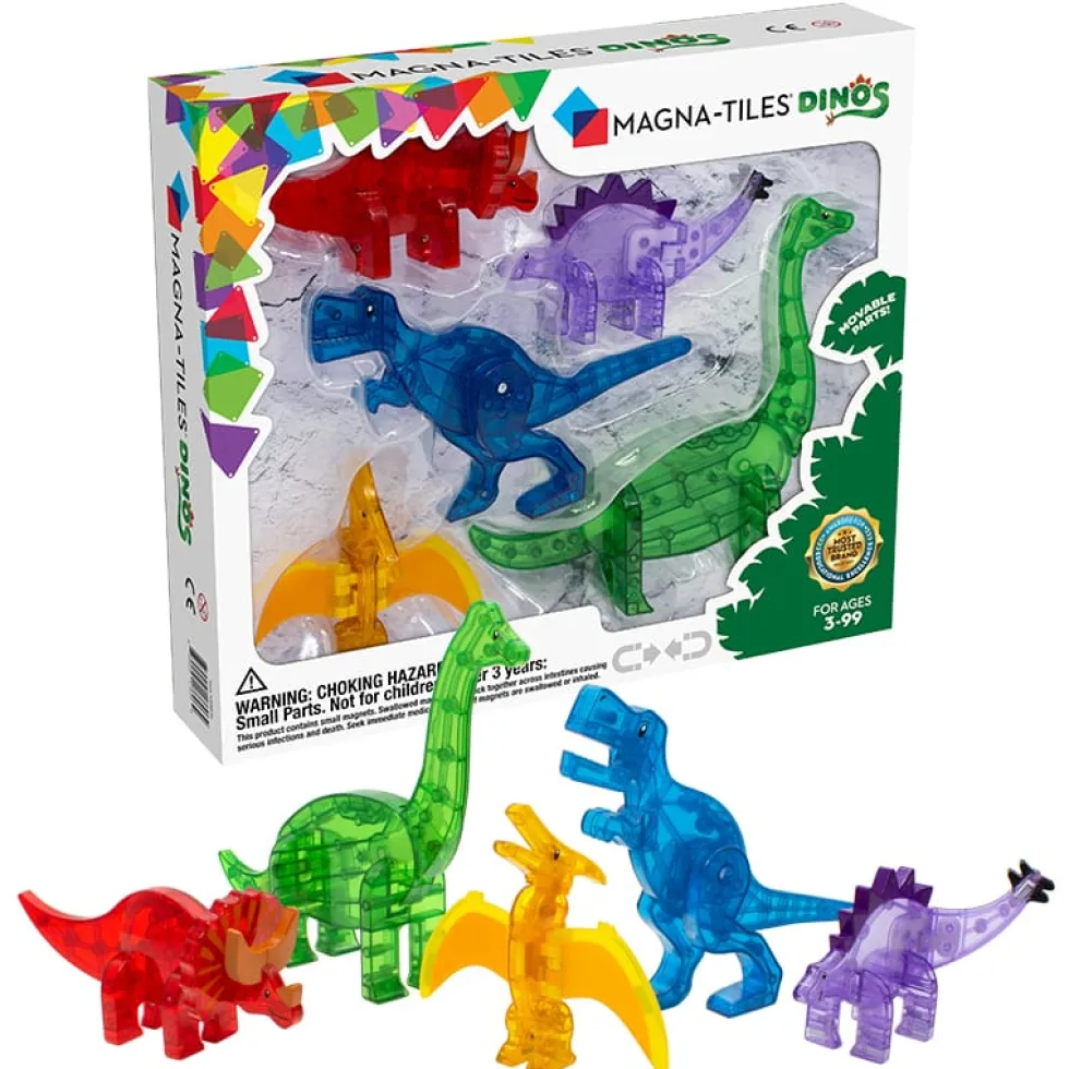 Magna-Tiles | Dinosaurukset, 5 kpl
