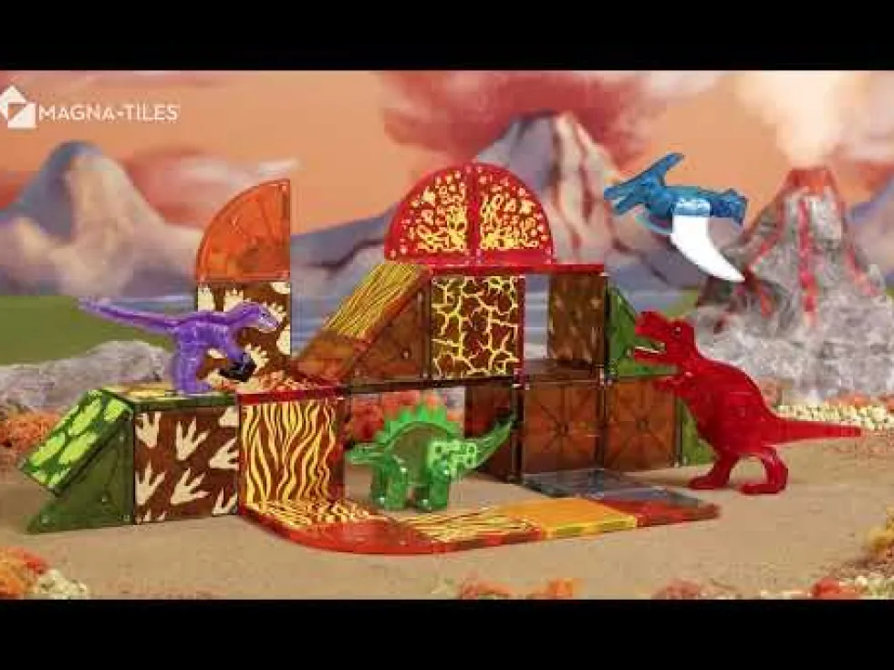 Magna-Tiles | Dino World, 40 kpl