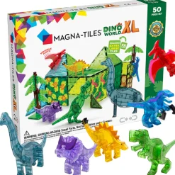Magna-Tiles | Dino World XL, 50 kpl