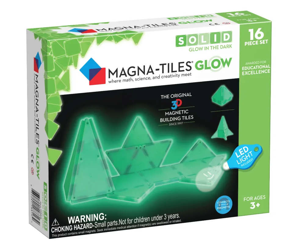 Magna-Tiles | Glow in the dark 16 kpl